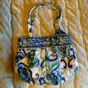 Vera Bradley Purse Retired Fall 2008 Mediterranean White Bag